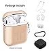 Metal Airpods Case, Full Protective Skin Cover Accessories Kits Compatible with Airpods 1&2 Charging Case[Not for Wireless Charging Case]