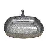 Alpha Premium iNoble Non-Stick Square Grill/Griddle Lightweight Pan For Any Stovetop PFOA and PTFE Free