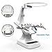 MagniPros LED Light Helping Hands Magnifier Soldering Station - 2X 4X USB Lighted Hands Free Magnifying Glass Stand with Clamp and Alligator Clips - for Soldering, Assembly, Repair, Modeling,Crafts