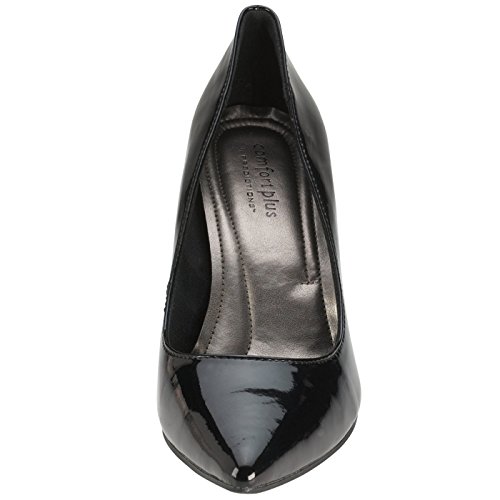 Patent Janine Pointy Toe Pump 6.5 Wide 