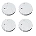 Kidde i9050 Battery Operated Smoke Alarm, White (4 SMOKE ALARMS)