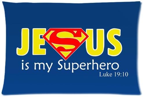 Custom Jesus Is My Superhero Pillow Case Cover 20"x30" inches MC-538