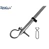 SeaLux-Marine-Stainless-Steel-Rail-Mount-Flag-Staff-Pole-with-adjustable-Clamps-and-Split-clips-for-Marine-Boat-Kayak SeaLux-Marine-Stainless-Steel-Rail-Mount-Flag-Staff-Pole-with-adjustable-Clamps-and-Split-clips-for-Marine-Boat-Kayak
