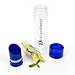 Acquablend Premium 24oz Twist Top Fruit Infuser Water Bottle. Create Your Own Naturally Flavored Fruit Infused Water, Juice, Iced Tea & Sparkling Beverages. Ideal for Your Office and Home (Blue)