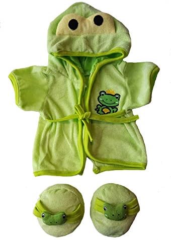Frog Robe and Slippers Pajamas Outfit 