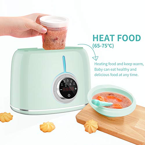 Baby Bottle Warmer, UMICKOO Electric Milk Warmer with a Timer, LCD Display Accurate Temperature Control, Auto Power-Off