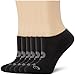 ASICS Women's Invasion No Show Sock (6 Pairs), Black, X-Large
