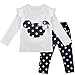 YiZYiF Baby Girls' Long Sleeve T-Shirt Top with Pants 2 Pieces Dress Up Outfits