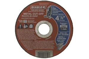GENERIC Diablo Tools 4-1/2" Metal Cut Off Disc w/Thin Kerf, Pack of 25