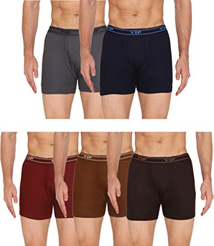 VIP Men’s Cotton Interlock Trunks (Pack of 5) Color May Vary VIP Men’s Cotton Interlock Trunks (Pack of 5) Color May Vary