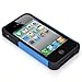 CHTech iPhone 4 Case, iPhone 4S Case,Fashion Shockproof Durable Hybrid Dual Layer Armor Defender Protective Case Cover for Apple iPhone 4S/4 - Blue