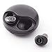 Wireless Earbuds, Bluetooth 5.0 Ear Buds with Charging Case, HD Stereo, Built-in Mic, Noise Cancelling, 18H Playtime, IPX5 Waterproof, Mini in-Ear Wireless Earphones for Work, Travel, Sports (Black)
