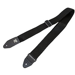 Ernie Ball Polypro Guitar Strap, Black