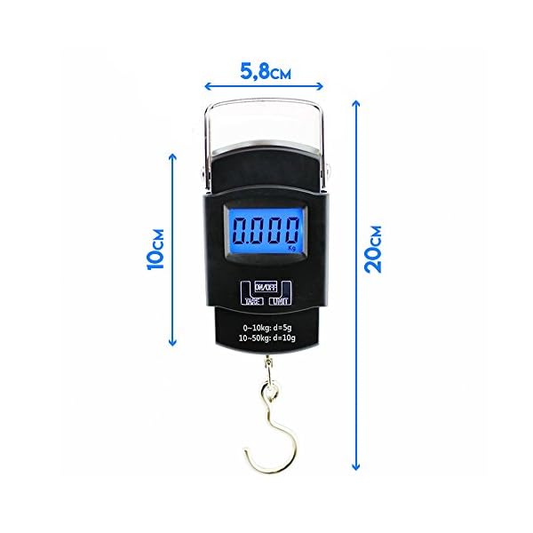 Electronic-Fishing-Scale-By-Sakana-Gear-Digital-Balance-Scale-With-A-Stainless-Steel-Hanging-Hook-And-Metal-Hand-Handle-Compact-Lightweight-Fishing-And-Traveling-Gear–2-AAA-Batteries-Included