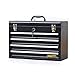 TANKSTORM Portable Steel Tool Chest with Drawers,20.6" 4-Drawer Box Storage Organizer Cabinet Metal Toolbox with Ball Bearing Slides, Black(X4)
