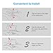 Car Phone Holder Universal GPS Navigation Dashboard Mobile Phone Clip，Rugged Material Upgrade Version, HUD Design Navigation/Call More Secure. Suitable for iPhone/Samsung (3-6.5 inch Mobile Phone…