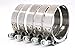 5x Premium 304 Stainless Steel T-Bolt Turbo Silicone Hose Clamp 2.5 Inches 60-68mm