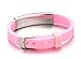 JF.JEWELRY Medical Alert Bracelets for Women, Personalized Custom Medical ID Bracelets, Waterproof Silicone Medical Bracelet - Pink