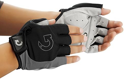 Biking gloves with padded foam palm, priced at $8.89.