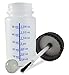 BIBR Specialties Paint Touch Up Bottles with Brush and Mixing Ball - Box of 50-2 oz/60 ml Capacity - Ideal for Car, Automotive, Model and Hobby Painting - Solvent and Break Resistant HDPE Plastic