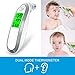 Upgrade Ear and Forehead Thermometer, Digital Medical Infrared Thermometer with 3 Fever Indicators, Latest Smart Chip for Super Instant Accurate Reading, Perfect for Infant Baby Kids and Adults