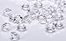 jollylife 800 Diamond Table Confetti Wedding Bridal Shower Party Decorations 4 Carat/ 10mm Clear