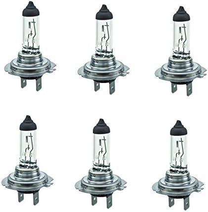 HELLA H7 Standard Halogen Bulb, 12 V, 55W (6)