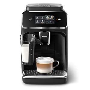 Philips Espressomachine Series 2200 – 3 Koffiespecialiteiten – Eenvoudig LatteGo melksysteem – Touchdisplay – 12…