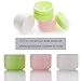 TSA Approved Silicone Travel Size Toiletry Bottles Set, 9 Pieces Leak Proof Empty Cosmetic Containers, 3 oz. 2 oz. 1.25 oz Squeeze Bottles + 20 G Cream Jars