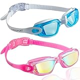 EverSport Swim Goggles, Pack of 2, Swimming Glasses