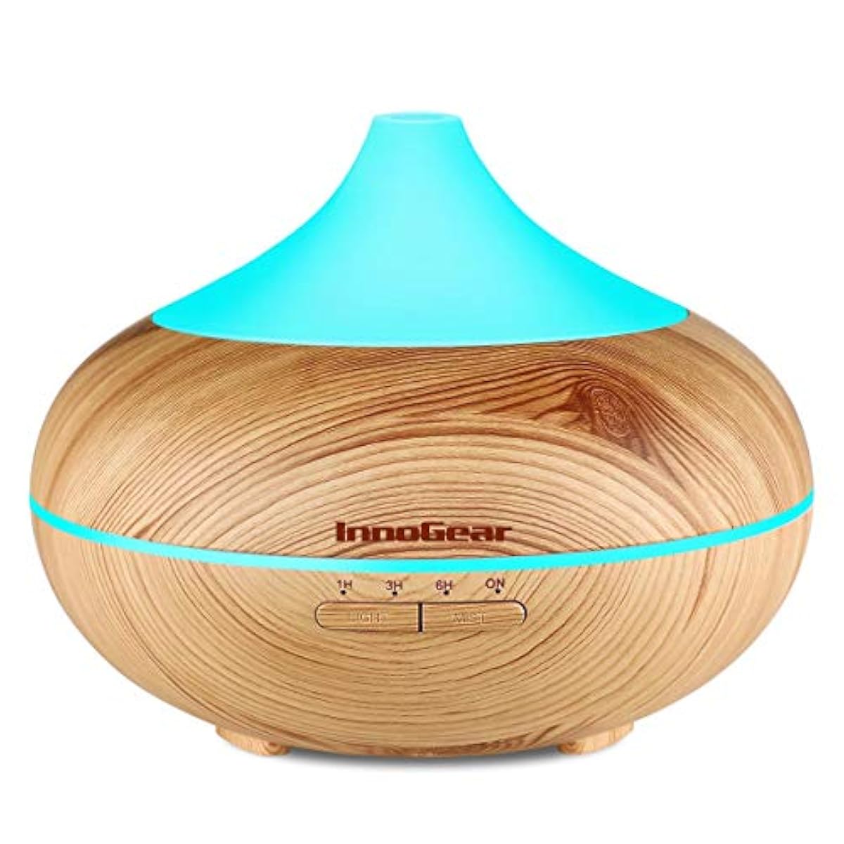 Aromatherapy Essential Oil Diffuser Humidifier 500ml Wood Grain Cool Mist 695978557474 eBay