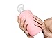 bkr - BEST Original Glass Water Bottle - Premium Quality - Soft Silicone Protective Sleeve - BPA Free - Dishwasher Safe (32oz / 1L)-Baby - Sheer Fuchsia