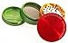 Chromium Crusher 2.5 Inch 4 Piece Tobacco Spice Herb Grinder- Rasta (2.5