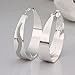 NYKKOLA 925 Sterling Silver Hoop Earrings Set for Women Lightweight Hypoallergenic Chunky Open Hoops Set for Gift Huggie Thick Elegant Jewelry Fashion Earrings Set for Teen Girls