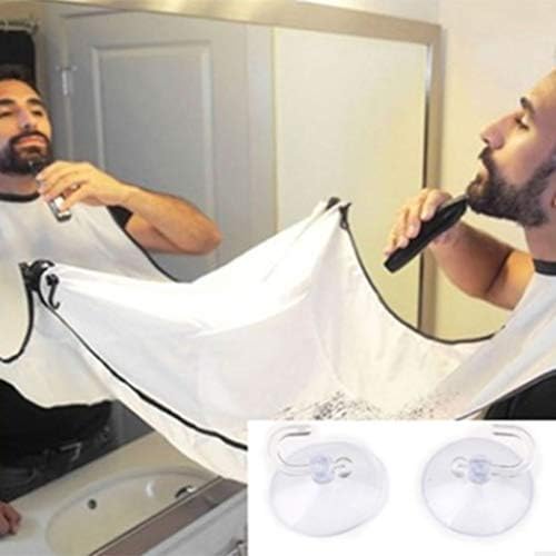 Rigel7 Apron Shaving Hair Clippings Catcher Grooming Cape Apron Keep Sink Clean Haircut Barbershop Shaved Beard (L)