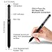 Stylus Pen for Apple iPad, XIRON Active Capacitive Rechargeable iPad Pencil Stylus Digital Pen iPens with 4pcs 2mm Replaceable Fine Point Rubber Tips for Apple iPad/iPad Pro/iPhone (iPens X1)