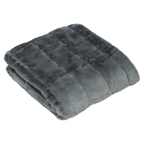 Paoletti Empress Throw (Charcoal - 140x200cm)