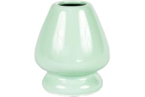AIYA SINCE 1888 Aiya Traditional Japanese Matcha Whisk Holder - Pyramid Design for Bamboo Chasen Maintenance - Green