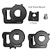Luxebell Aluminium Alloy Skeleton Thick Solid Protective Case Shell with 52mm Uv Filter for Gopro Hero 4 Black, Silver Camera - Wide Angle Mode Have No Vignetting