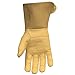 Youngstown Gloves Leather Utility Long Cuff Work Glove For Men - Kevlar Lined - Cut, Puncture, Flame Resistant, Arc Rated - Black/Tan, Large