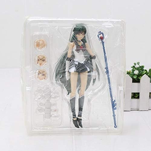 Amazon.com: Anime Sailor Moon – Precioso marinero guardián Pluto Meiou Setsuna - Muñeca de acción de PVC - Modelo coleccionable para niños: Home \u0026 Kitchen