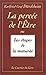 la percee de l'etre, ou les etapes de la maturite by 