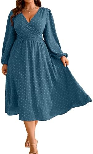 lands end poplin midi wrap dress Women's Poplin Midi Wrap Front Dress