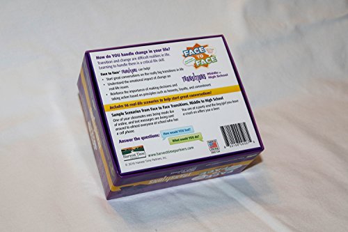 Face to Face Transitions Middle to High School Card Game