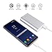 AUKEY 10050mAh Portable Charger with Qualcomm Quick Charge 3.0 for Samsung Galaxy S8/S8+, LG G5/G6, HTC 10 and More - Silver
