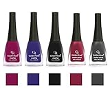 Golden Rose Matte Nail Polish Set of 5