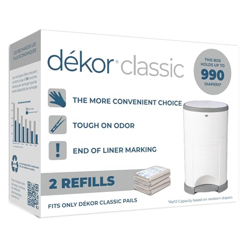 Diaper Dekor Classic Diaper Pail Refills | 2 Count