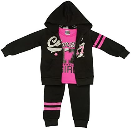 Angel Face Girls &amp; Toddlers 3 Piece Fleece Clothing Set - Pants, Top &amp; Jacket
