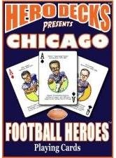 Parody Productions Football Heroes Playing Cards - Chicago Bears