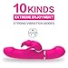 Six Toys for Female,Rabbit Lifelike Toys for Women Vibràntorfor Sex Women Adult Game Sexual Toyss for Woman Bullet Large Size Clitorial Sucking Toys T-Shirt,Rose Redthumb 4